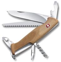 Нож Victorinox RangerWood 55, 130 мм, 10 функций, дерево 0.9561.63 от прозводителя Victorinox