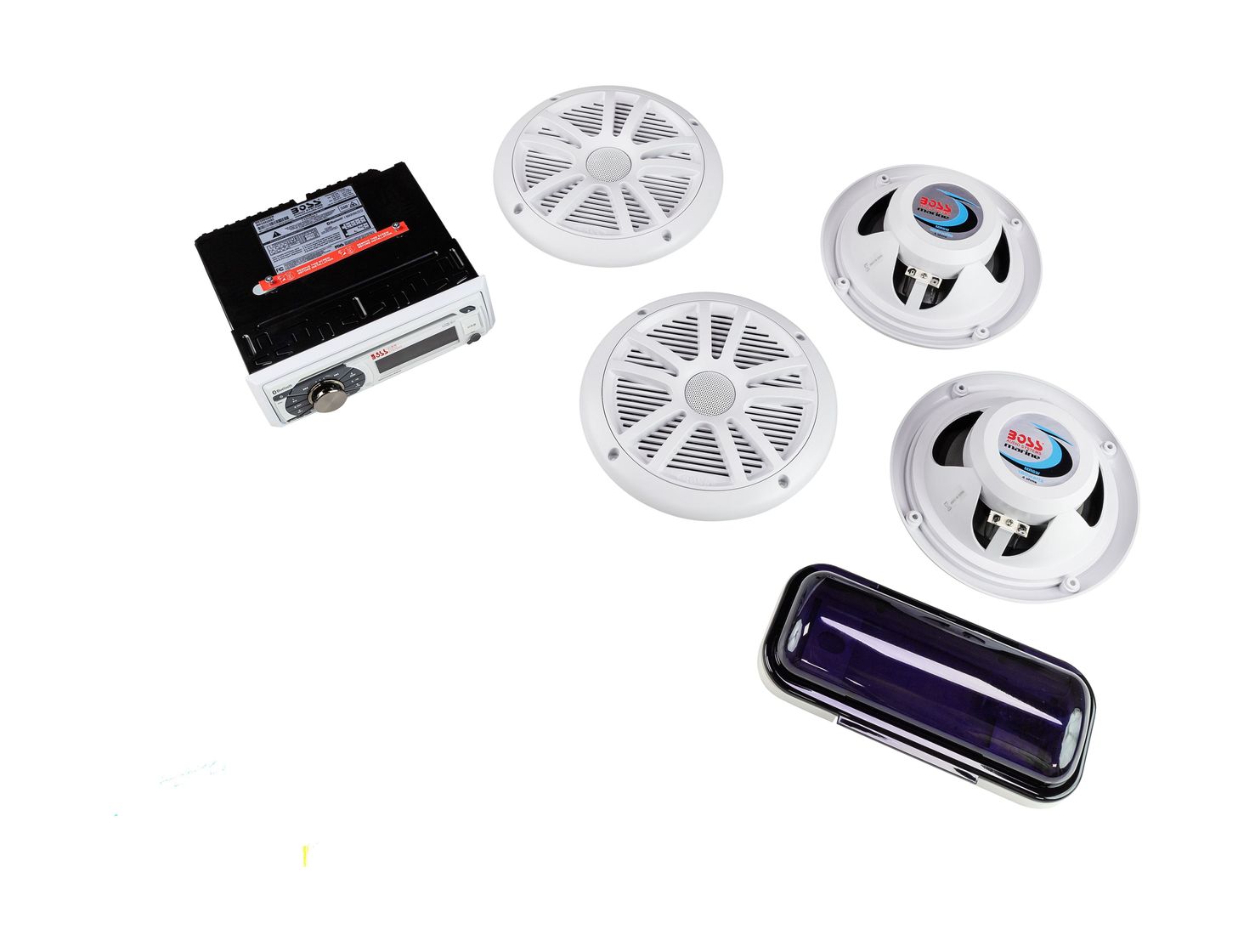 Морская аудиосистема 1DIN BOSS MCK508WB.6 (комплект4+MRC5) 00175655 от прозводителя Boss Audio