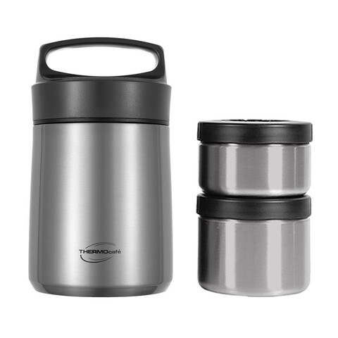 Термос Thermocafe by Thermos с двумя контейнерами TCLB-1480SY SS (1,2 литра), стальной 707116 от прозводителя Thermos