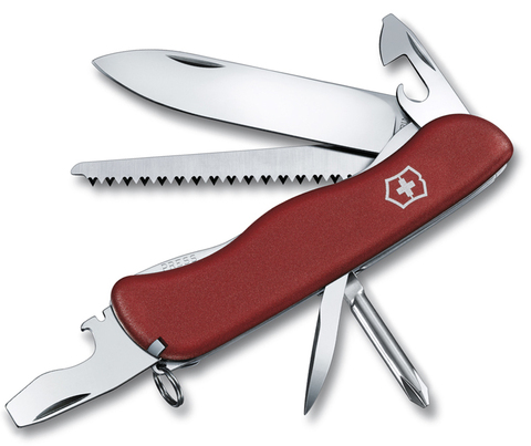 Нож Victorinox Trailmaster, 111 мм, 12 функций, с фиксатором лезвия, красный 0.8463 от прозводителя Victorinox