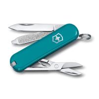 Нож-брелок Victorinox Classic SD Colors, 58 мм, 7 функций, "Mountain Lake" 0.6223.23G от прозводителя Victorinox
