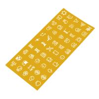 Наклейки с надписями для кнопок NEKEKE JSL от прозводителя NEKEKE