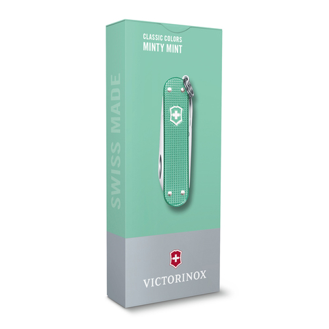 Нож-брелок Victorinox Classic SD Alox Colors, 58 мм, 5 функций, "Minty Mint" 0.6221.221G от прозводителя Victorinox