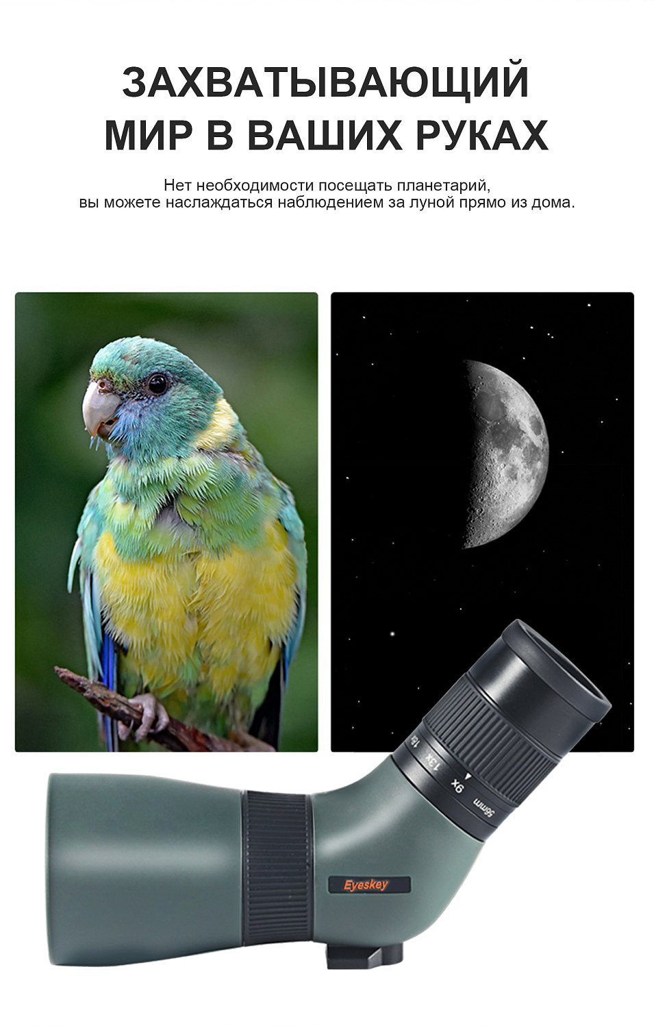 Зрительная труба Eyeskey SkyPower 9-27x56 II
