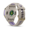 Garmin Forerunner 970 - | Soft Gold Titanium with French Grey Case and French Grey/Translucent Indigo Band