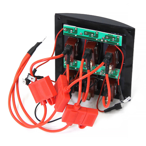 Панель переключателей 6 шт с резиновыми колпачками, LED индикацией NEKEKE SP06AL от прозводителя NEKEKE