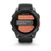 Garmin Fenix 8 - 51 мм AMOLED | Slate grey with Black silicone band