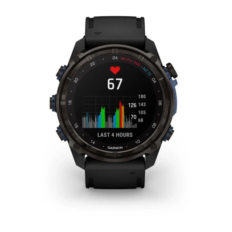 Garmin Descent Mk3i - 51 мм | Carbon grey DLC black silicone band