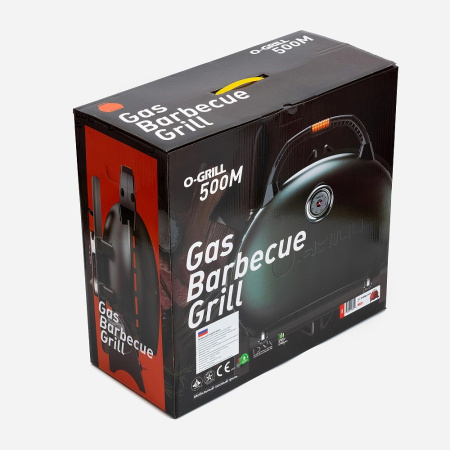 Газовый гриль O-GRILL 500MТ bicolor black-green + адаптер А 500MT_GREEN от прозводителя O-GRILL