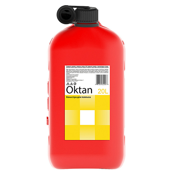 Канистра для бензина 20л с заливным устройством CLASSIC 20.01.01.00-1 от прозводителя Oktan